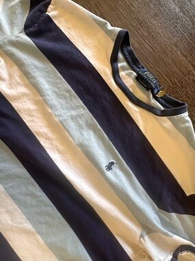 Polo Ralph Lauren Men's Classic Fit Striped Cotton T-Shirt Blue White M